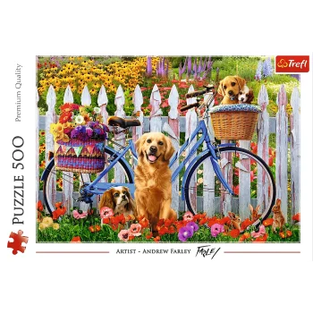 Puzzle 500 Pieska Przygoda Trefl 37450 3