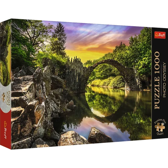 Puzzle – 1000 Premium Plus Rakotzbrücke U Kromlau, Njemačka Trefl 10811 1