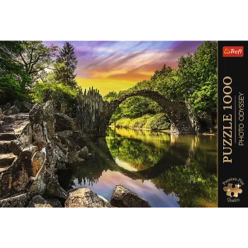 Puzzle – 1000 Premium Plus Rakotzbrücke U Kromlau, Njemačka Trefl 10811 3