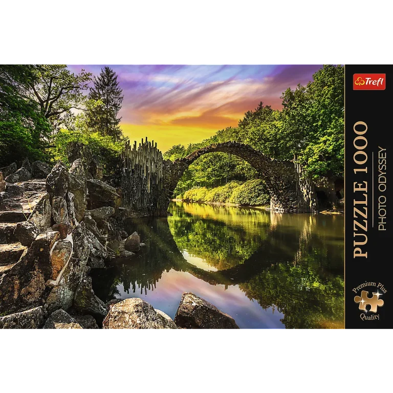 Puzzle – 1000 Premium Plus Rakotzbrücke U Kromlau, Njemačka Trefl 10811 3