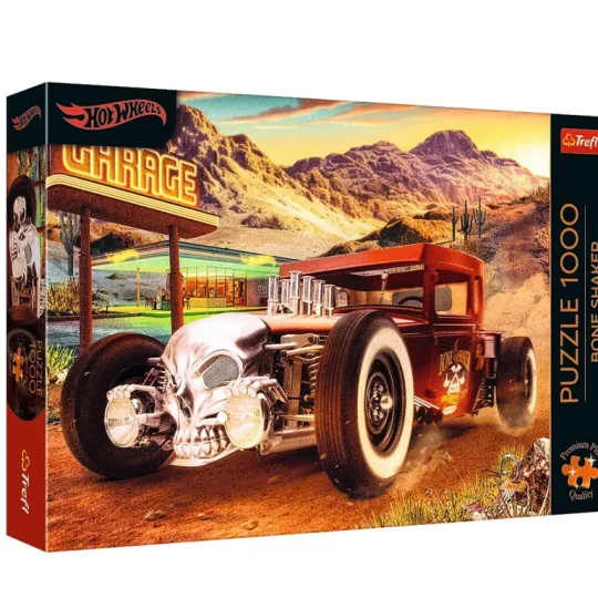 Puzzle – 1000 Premium Plus – Hot Wheels: Bone Shaker – Trefl 12091 1