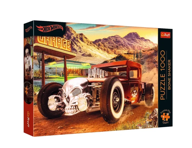 Puzzle – 1000 Premium Plus – Hot Wheels: Bone Shaker – Trefl 12091 1