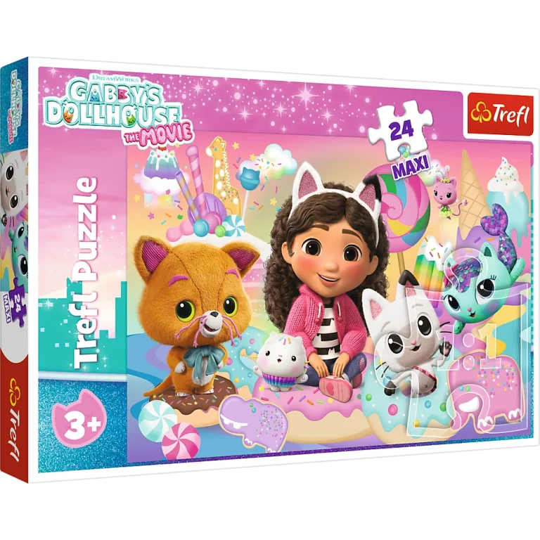 Puzzle – 24 Maxi – Gabby's Cat World – Trefl 14381 1