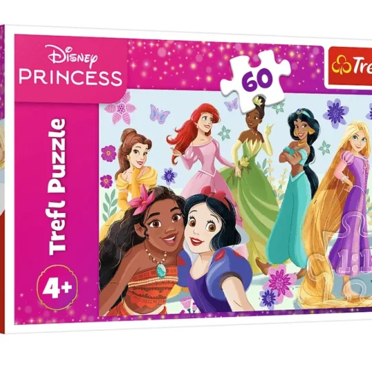 Puzzle – 60 – Princeze U Akciji – Disney Princess – Trefl 17409 1
