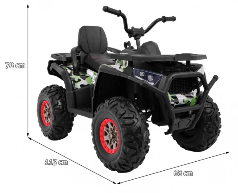 Quad Atv Desert Moro, Crna 2