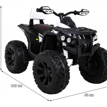 Quad Atv Power Na Akumulator, Bijeli Quad Na Akumulator 2