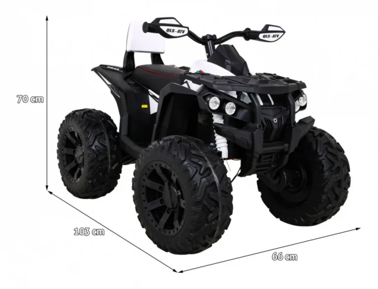 Quad Atv Power Na Akumulator, Bijeli Quad Na Akumulator 2