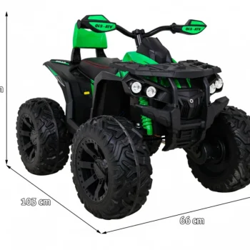 Quad Atv Power Na Akumulator, Zeleni Quad Na Akumulator 2