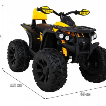 Quad Atv Power Na Akumulator, žuti Quad Na Akumulator 2