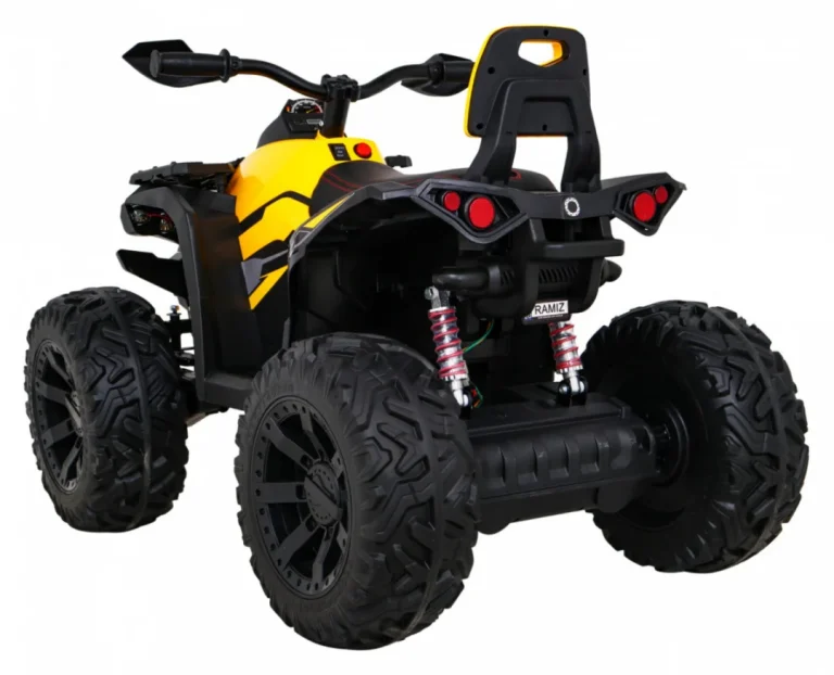 Quad Atv Power Na Akumulator, žuti Quad Na Akumulator 5
