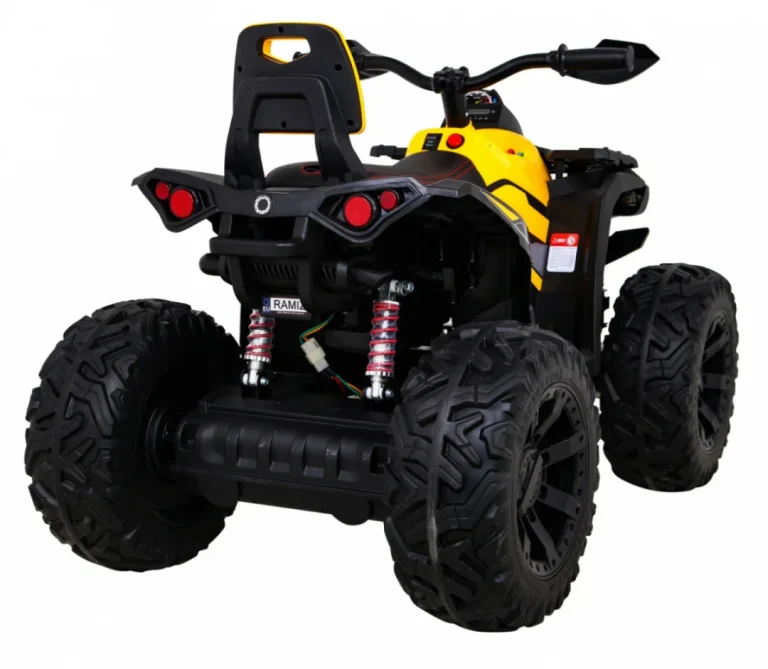 Quad Atv Power Na Akumulator, žuti Quad Na Akumulator 9