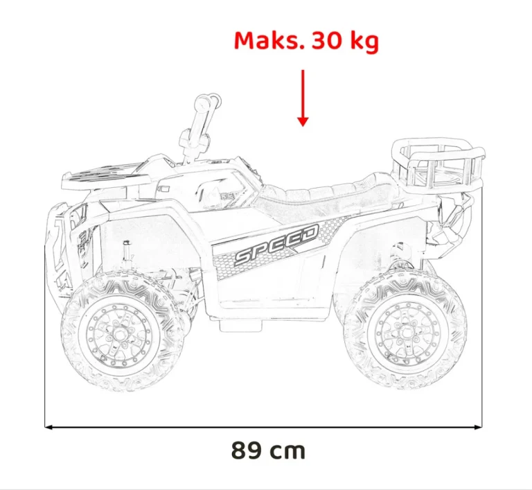 Quad Atv Robust 01 Žuti, žuta 3