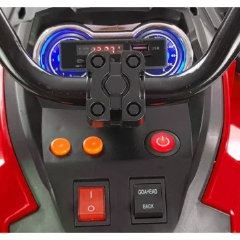 Quad Bdm0906 Na Akumulator S Pumpanim Kotačima Crveni 7