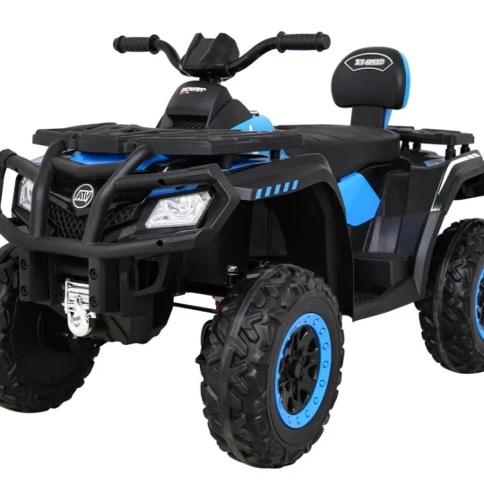 Quad Xt Speed ​​​​za Djecu Plavi + 4x4 Pogon + Eva + Sporo Pokretanje + Mp3 Radio + Led, Plava Quad Na Akumulator 1