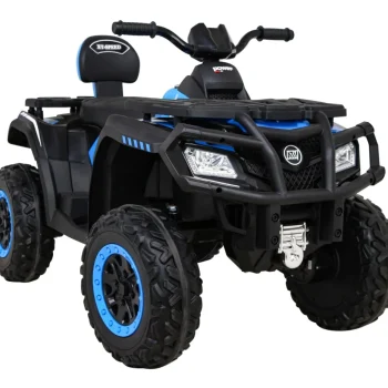 Quad Xt Speed ​​​​za Djecu Plavi + 4x4 Pogon + Eva + Sporo Pokretanje + Mp3 Radio + Led, Plava Quad Na Akumulator 10