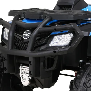 Quad Xt Speed ​​​​za Djecu Plavi + 4x4 Pogon + Eva + Sporo Pokretanje + Mp3 Radio + Led, Plava Quad Na Akumulator 11