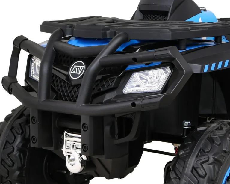 Quad Xt Speed ​​​​za Djecu Plavi + 4x4 Pogon + Eva + Sporo Pokretanje + Mp3 Radio + Led, Plava Quad Na Akumulator 11