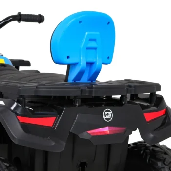 Quad Xt Speed ​​​​za Djecu Plavi + 4x4 Pogon + Eva + Sporo Pokretanje + Mp3 Radio + Led, Plava Quad Na Akumulator 12