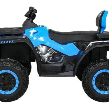 Quad Xt Speed ​​​​za Djecu Plavi + 4x4 Pogon + Eva + Sporo Pokretanje + Mp3 Radio + Led, Plava Quad Na Akumulator 5