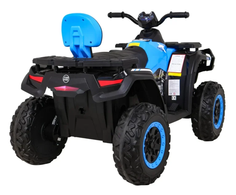 Quad Xt Speed ​​​​za Djecu Plavi + 4x4 Pogon + Eva + Sporo Pokretanje + Mp3 Radio + Led, Plava Quad Na Akumulator 9