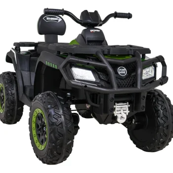 Quad Xt Speed ​​​​za Djecu Zeleni + 4x4 Pogon + Eva + Sporo Pokretanje + Mp3 Radio + Led, Zelena Quad Na Akumulator 10