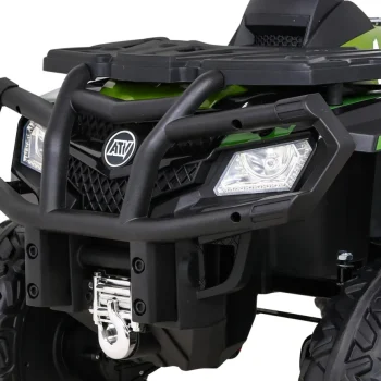 Quad Xt Speed ​​​​za Djecu Zeleni + 4x4 Pogon + Eva + Sporo Pokretanje + Mp3 Radio + Led, Zelena Quad Na Akumulator 11