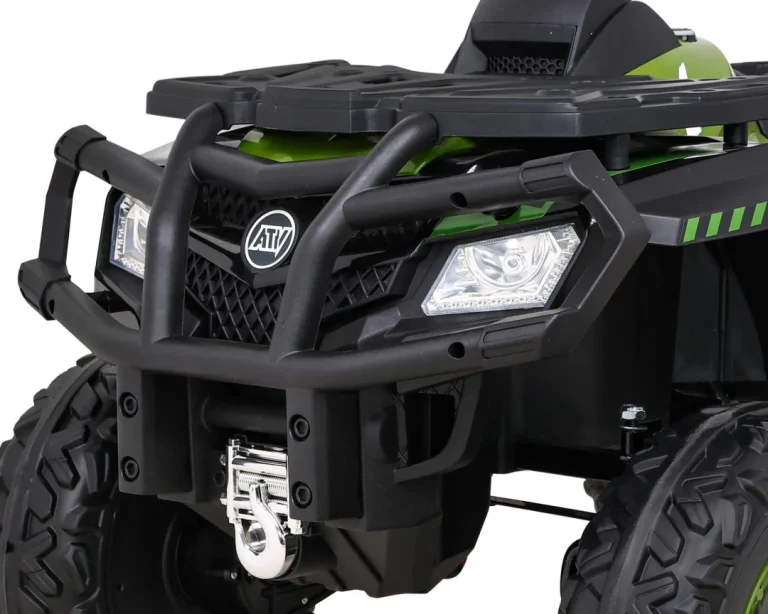Quad Xt Speed ​​​​za Djecu Zeleni + 4x4 Pogon + Eva + Sporo Pokretanje + Mp3 Radio + Led, Zelena Quad Na Akumulator 11