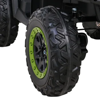 Quad Xt Speed ​​​​za Djecu Zeleni + 4x4 Pogon + Eva + Sporo Pokretanje + Mp3 Radio + Led, Zelena Quad Na Akumulator 13