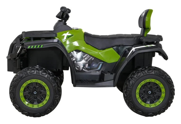 Quad Xt Speed ​​​​za Djecu Zeleni + 4x4 Pogon + Eva + Sporo Pokretanje + Mp3 Radio + Led, Zelena Quad Na Akumulator 4