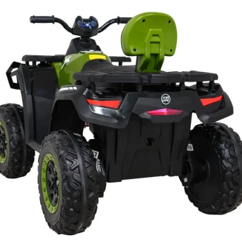 Quad Xt Speed ​​​​za Djecu Zeleni + 4x4 Pogon + Eva + Sporo Pokretanje + Mp3 Radio + Led, Zelena Quad Na Akumulator 5