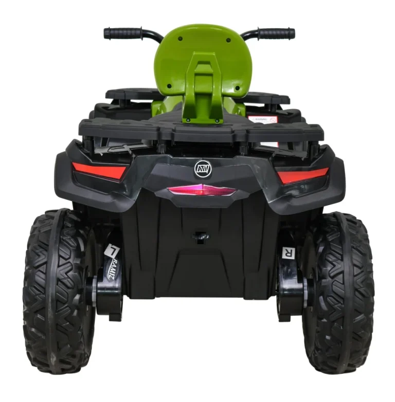 Quad Xt Speed ​​​​za Djecu Zeleni + 4x4 Pogon + Eva + Sporo Pokretanje + Mp3 Radio + Led, Zelena Quad Na Akumulator 6