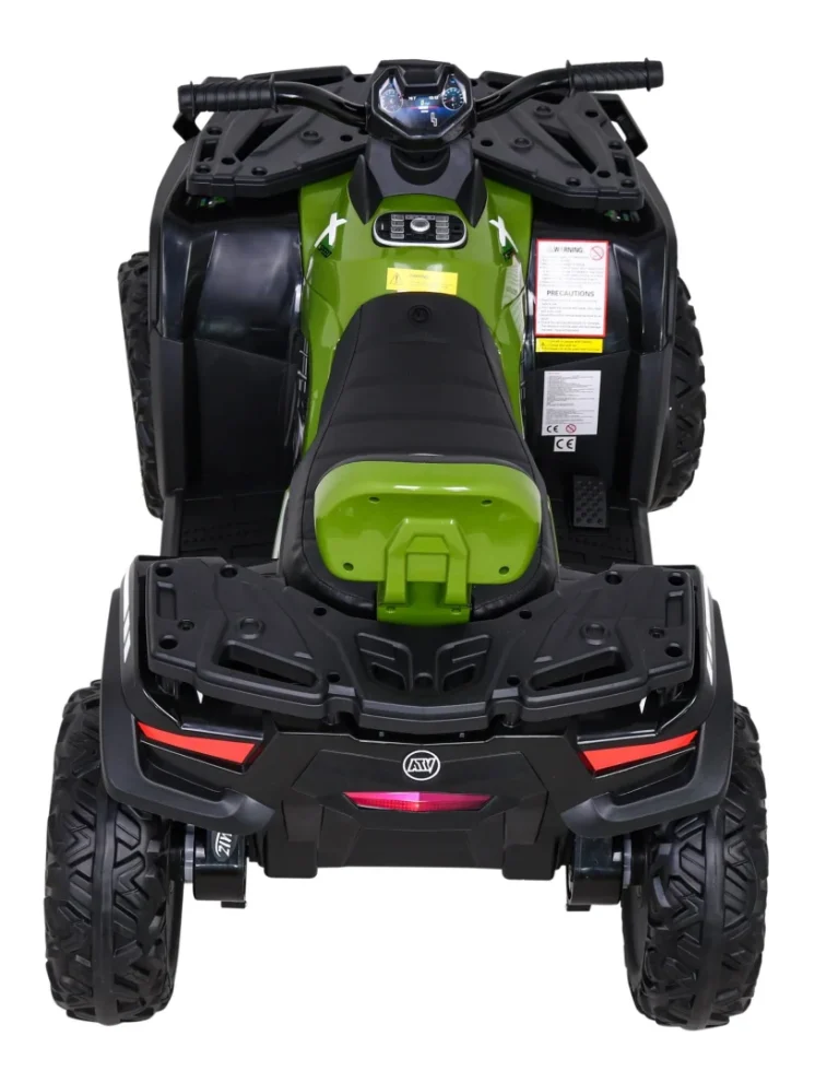 Quad Xt Speed ​​​​za Djecu Zeleni + 4x4 Pogon + Eva + Sporo Pokretanje + Mp3 Radio + Led, Zelena Quad Na Akumulator 8