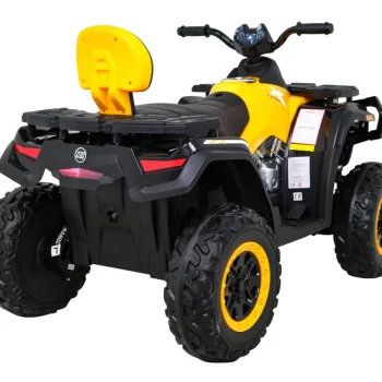Quad Xt Speed ​​​​za Djecu Žuti + 4x4 Pogon + Eva + Sporo Pokretanje + Mp3 Radio + Led, žuta Quad Na Akumulator 10
