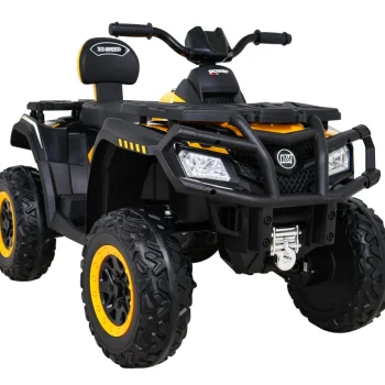 Quad Xt Speed ​​​​za Djecu Žuti + 4x4 Pogon + Eva + Sporo Pokretanje + Mp3 Radio + Led, žuta Quad Na Akumulator 11