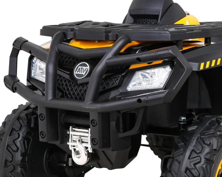 Quad Xt Speed ​​​​za Djecu Žuti + 4x4 Pogon + Eva + Sporo Pokretanje + Mp3 Radio + Led, žuta Quad Na Akumulator 12