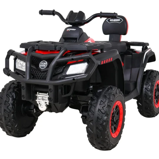 Quad Xt Speed ​​​​za Djecu Crveni + 4x4 Pogon + Eva + Spori Start + Mp3 Radio + Led, Crvena Quad Na Akumulator 1