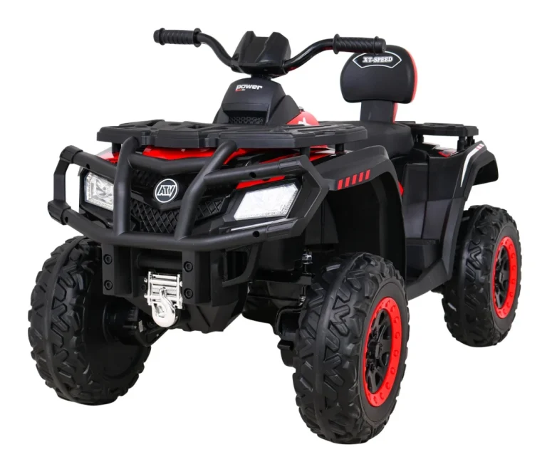 Quad Xt Speed ​​​​za Djecu Crveni + 4x4 Pogon + Eva + Spori Start + Mp3 Radio + Led, Crvena Quad Na Akumulator 1