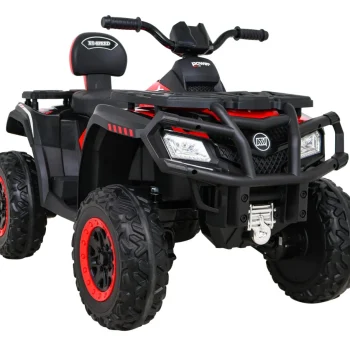 Quad Xt Speed ​​​​za Djecu Crveni + 4x4 Pogon + Eva + Spori Start + Mp3 Radio + Led, Crvena Quad Na Akumulator 10