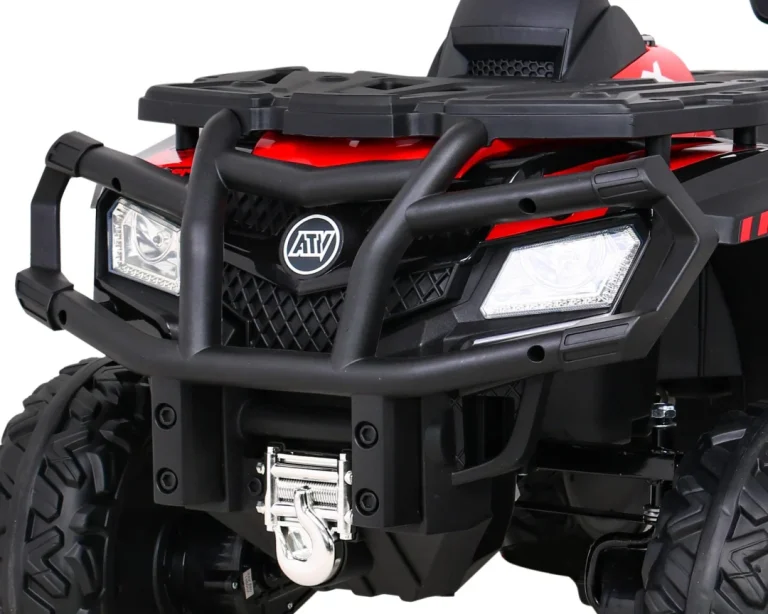 Quad Xt Speed ​​​​za Djecu Crveni + 4x4 Pogon + Eva + Spori Start + Mp3 Radio + Led, Crvena Quad Na Akumulator 11