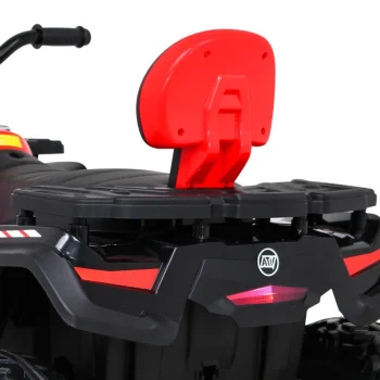 Quad Xt Speed ​​​​za Djecu Crveni + 4x4 Pogon + Eva + Spori Start + Mp3 Radio + Led, Crvena Quad Na Akumulator 12