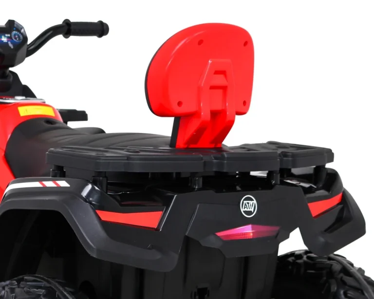 Quad Xt Speed ​​​​za Djecu Crveni + 4x4 Pogon + Eva + Spori Start + Mp3 Radio + Led, Crvena Quad Na Akumulator 12
