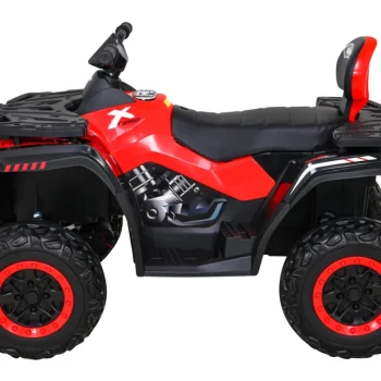 Quad Xt Speed ​​​​za Djecu Crveni + 4x4 Pogon + Eva + Spori Start + Mp3 Radio + Led, Crvena Quad Na Akumulator 4