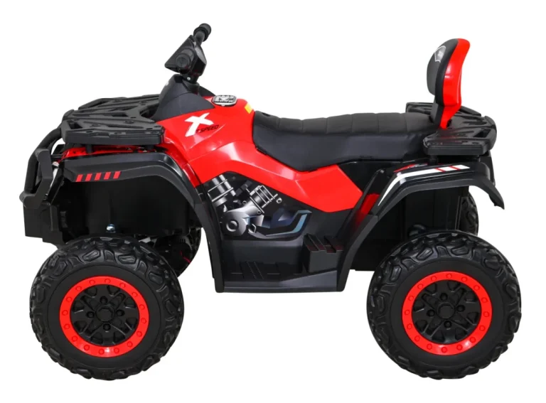 Quad Xt Speed ​​​​za Djecu Crveni + 4x4 Pogon + Eva + Spori Start + Mp3 Radio + Led, Crvena Quad Na Akumulator 4