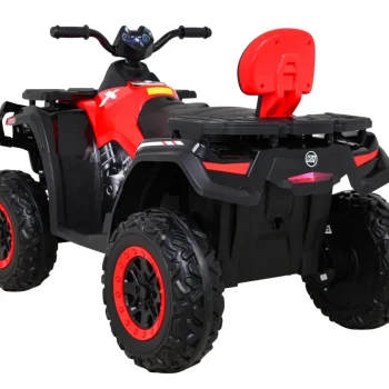 Quad Xt Speed ​​​​za Djecu Crveni + 4x4 Pogon + Eva + Spori Start + Mp3 Radio + Led, Crvena Quad Na Akumulator 5