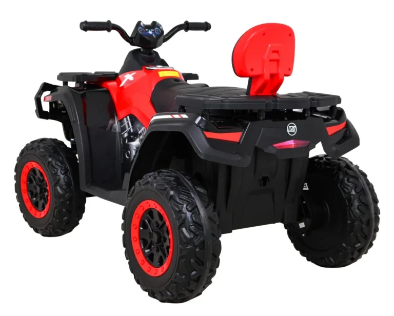Quad Xt Speed ​​​​za Djecu Crveni + 4x4 Pogon + Eva + Spori Start + Mp3 Radio + Led, Crvena Quad Na Akumulator 5