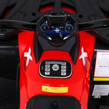 Quad Xt Speed ​​​​za Djecu Crveni + 4x4 Pogon + Eva + Spori Start + Mp3 Radio + Led, Crvena Quad Na Akumulator 8