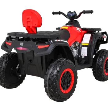 Quad Xt Speed ​​​​za Djecu Crveni + 4x4 Pogon + Eva + Spori Start + Mp3 Radio + Led, Crvena Quad Na Akumulator 9
