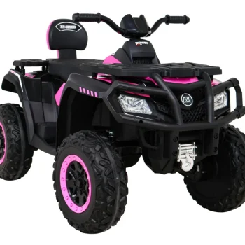 Quad Xt Speed ​​​​za Djecu Roza + 4x4 Pogon + Eva + Spori Start + Mp3 Radio + Led Quad Na Akumulator 10