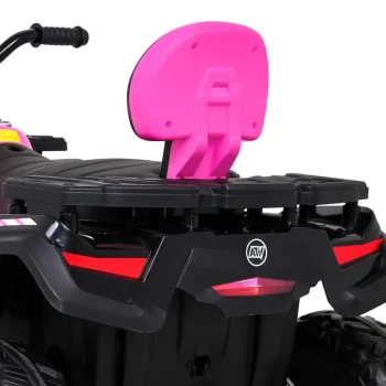 Quad Xt Speed ​​​​za Djecu Roza + 4x4 Pogon + Eva + Spori Start + Mp3 Radio + Led Quad Na Akumulator 12