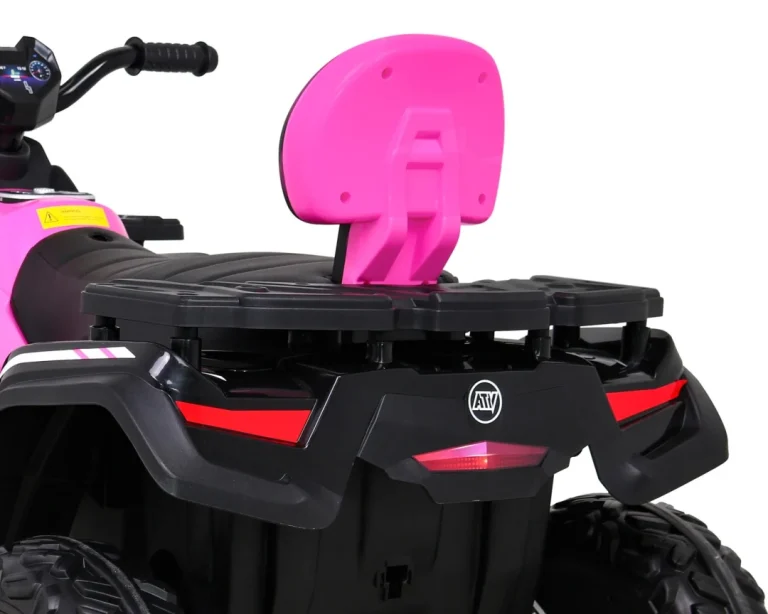 Quad Xt Speed ​​​​za Djecu Roza + 4x4 Pogon + Eva + Spori Start + Mp3 Radio + Led Quad Na Akumulator 12